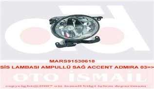 MARS 530618 SİS LAMBASI AMPULLÜ SAĞ ACCENT ADMIRA 03 > 92202-25500 ürün görseli 1