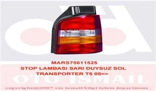 MARS 611525 STOP LAMBASI SARI DUYSUZ SOL TRANSPORTER T5 05 > 7H0945095G-7H0945095F ürün görseli 1
