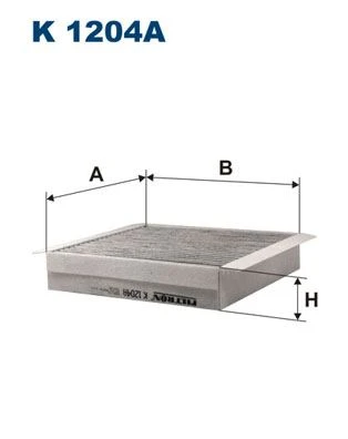 FILTRON K1204A POLEN FILTRESI SMART FORTWO Coupe 450 04>07 KARBONLU Q0001110V003000000 ürün görseli 1