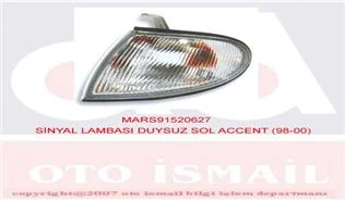 MARS 520627 SİNYAL LAMBASI DUYSUZ SOL ACCENT 98-00 9230122310-9230122300 ürün görseli