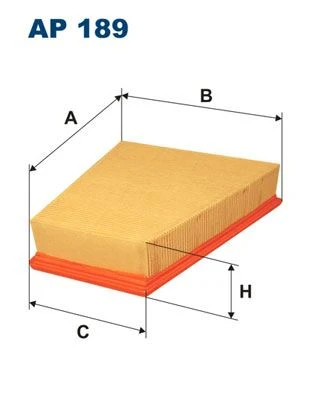FILTRON AP189 HAVA FİLTRESİ POLO 07>IBIZA 09>FABIA 00> 1.2-1.4 x V 6Y0129620-5JF129620-5Z0129620 ürün görseli 1
