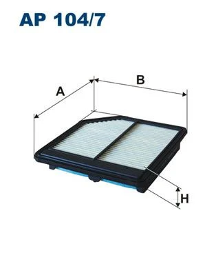 FILTRON AP104.7 HAVA FİLTRESİ HONDA CIVIC 1.6L R16A2 sedan FD6 06-> / CIVIC 1.8L R18A VTEC FD7 FK2 06-12 17220RNAA00-17220RNAY00-17220RNDM00 ürün görseli 1