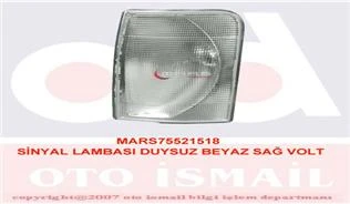 MARS 521518 SİNYAL LAMBASI DUYSUZ BEYAZ SAĞ VOLT 2D0953042A ürün görseli