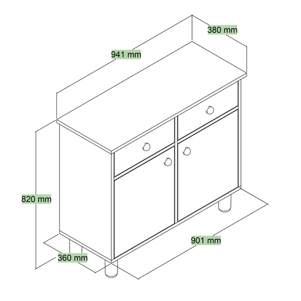 Kahve Köşesi Dolabı - Mat Beyaz Çok Amaçlı Ahşap Dolap - Şık Ve Modern Mutfak/dekorasyon Ürünü - 3
