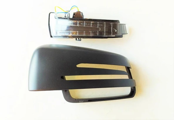 ART MC009.9310 DIŞ DİKİZ AYNA KAPAĞI SİNYALLİ SOL MERCEDES W204 C204 C207 C-W221 S-W212 E-CL-C216-CLA-C117-W210 2128100964-2468110160 ürün görseli 1