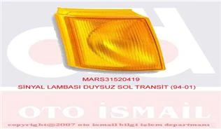MARS 520419 SİNYAL LAMBASI DUYSUZ SOL TRANSİT 94-01 92VB13369AB-6166918 ürün görseli