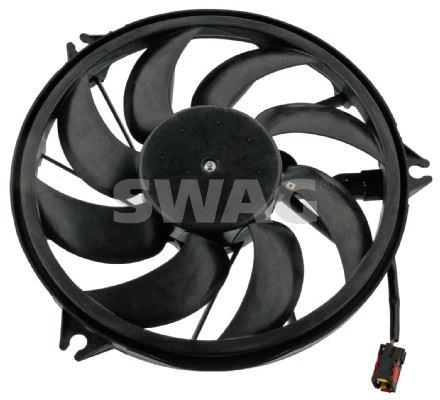 SWAG 62938478 FAN MOTORU P206 1.1-1.4-1.4-1.6-2.0 16V-1.6HDI-2.0HDI 98 > 250W-385mm 1253.C9-1253.R7-1254.87 ürün görseli 1