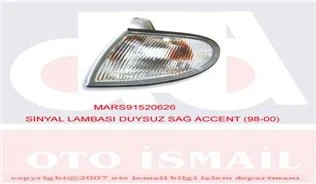 MARS 520626 SİNYAL LAMBASI DUYSUZ SAĞ ACCENT 98-00 9230222300-9230222310 ürün görseli