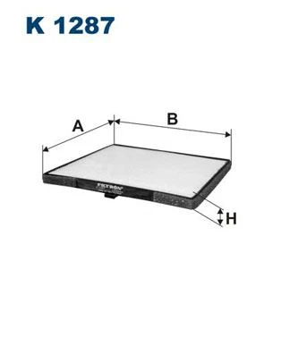 FILTRON K1287 KABİN FİLTRESİ HYUNDAI EON 1.0 67HP 11 > 9713307010-971330X900 ürün görseli 1