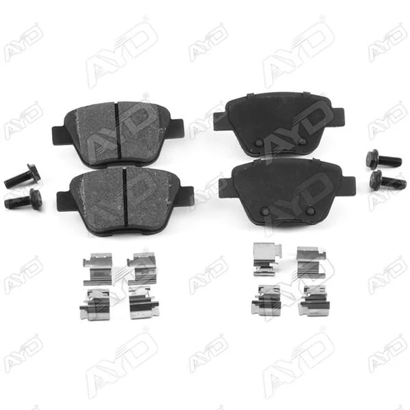 AYD 60065B ARKA BALATA CADDY-GOLF6-JETTA-A3-OCTAVIA-SUPERB 10 > GDB1841 CİVATA TAKIMLI 5K0698451-5K0698451A-2K5698451 ürün görseli 1