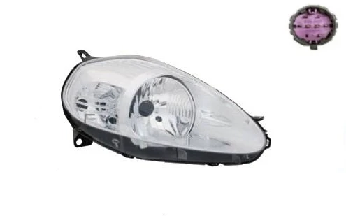 TYC FIA10PU014 20-A849-B5-2B F.GRANDE PUNTO ÖN FAR EL.MOT.KROM MOR SOKET UYUMLU RH.08-09 51840989 ürün görseli 1