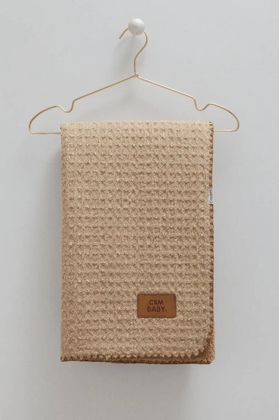 Caramell Bebek Battaniyesi Müslin ve Welsoft Kahve CRML.KHV.BTE2113