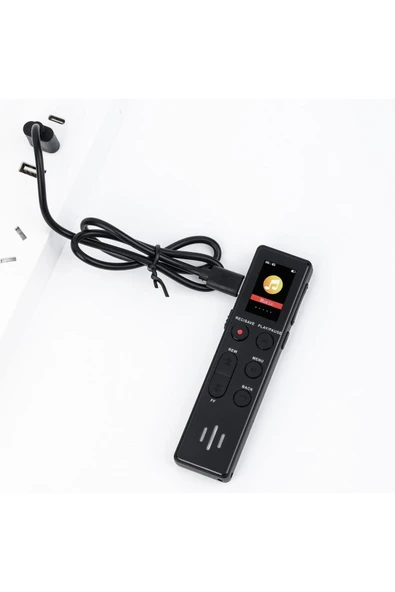 64 GB Premium Yeni Model Led Ekranlı Profesyonel MP3 Çalar  Ses Kayıt Cihazı - 4
