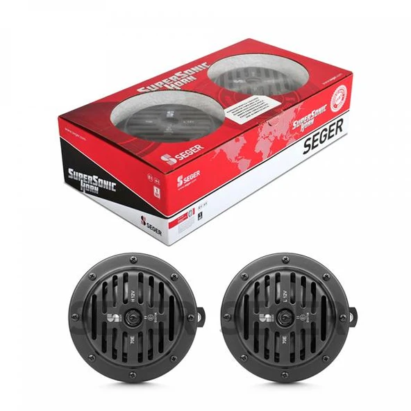 SEGER 70EO12.000.02 ELEKTRİKLİ SUPERSONIC KORNA 12V TK ürün görseli 1
