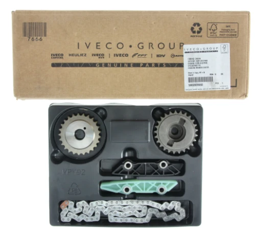 IVECO 5802009660 EKSANTRİK ZİNCİR SETİ IVECO DAILY IV-V-VI 06>16 FIAT DUCATO 06> PSA BOXER-JUMPER 10> FUSO CANTER 12> F1C E5-E6-D 504294672 504294672-5802009660 ürün görseli 1