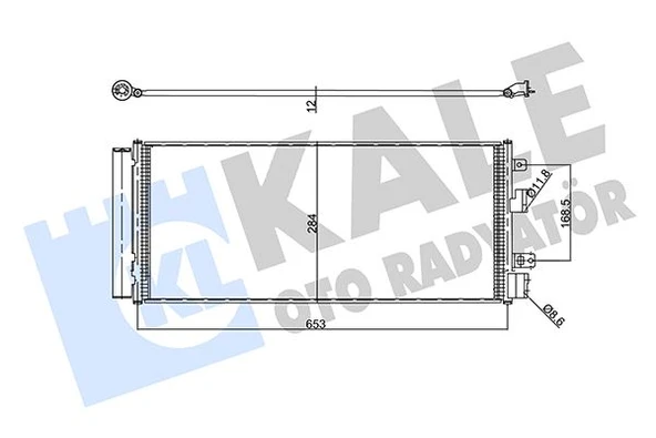 KALE 357980 KLİMA RADYATÖRÜ KONDENSATÖRÜ OPEL CORSA E 14>19 1.0 XFL-XFT 1.3 CDTI B13DTC-DTE-DTN-DTR 1.4 B14XEJ -XEL AL/AL 13453205-1850441-13378220-1850416 ürün görseli 1