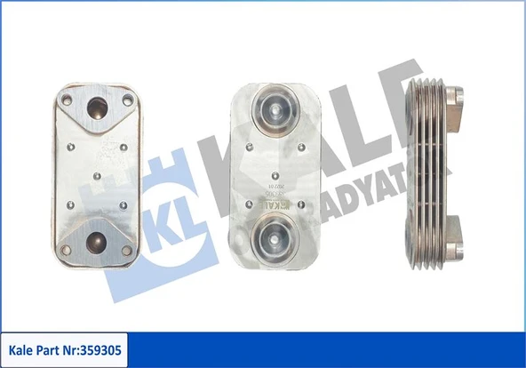 KALE 359305 MOTOR YAĞ SOĞUTUCUSU PASLANMAZ ÇELİK PEUGEOT BOXER CITROEN JUMPER 3.0 HDI 06> FIAT DUCATO 140-180 06 >-FUSO CANTE 1103.R6-1656239480-504078695 ürün görseli 1