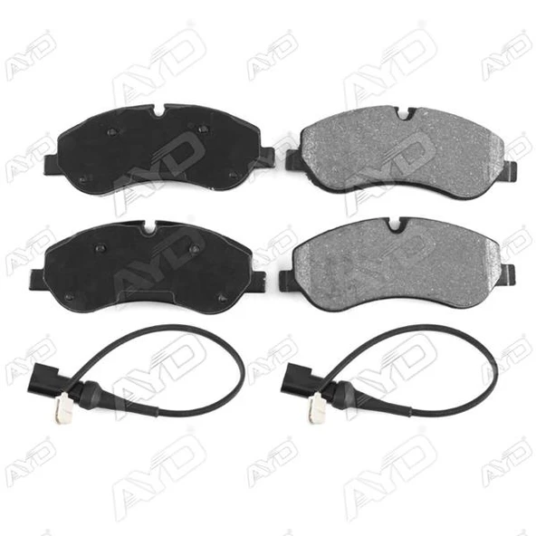 AYD 60081B ÖN BALATA FORD TRANSIT V363 14> -TRANSIT CUSTOM 2.2 TDCI 12> KABLOLU ÇİFT FİŞLİ MEBK2J2K021AA-BK212K021AA -1842632 ürün görseli 1