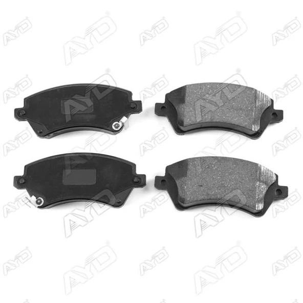 AYD 60043B ÖN FREN BALATA TOYOTA COROLLA 1.4L 1.6L 4ZZ-FE 3ZZ-FE ZZE120 ZZE121 VVTi 02-06 / 1.4L 1NDTV NDE120 04-06 0446502061-0446502130-04465YZZDC ürün görseli 1