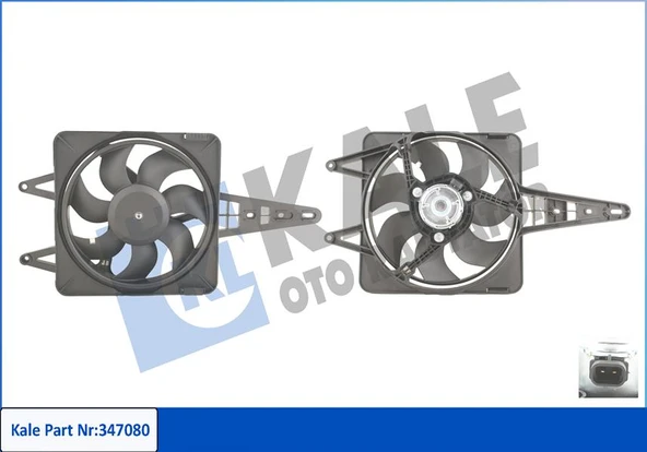 KALE 347080 FAN MOTORU DAVLUMBAZLI FIAT TEMPRA-TIPO 1.4-1.6 KLİMASIZ 7615023-69402249-46524328 ürün görseli 1
