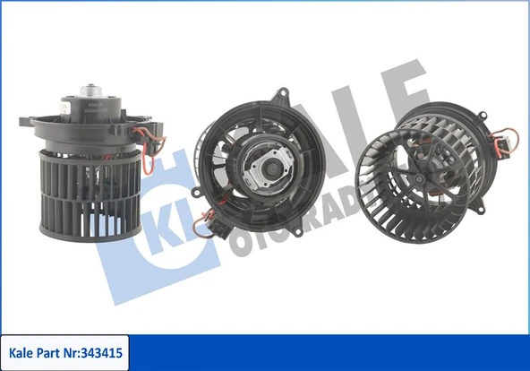 KALE 343415 KALORIFER MOTORU FIESTA V 01>08 FUSION 01>12 1.4 16V 1.4TDCI FIGO 11 > 2S6H18456AD-1252926-1206930 ürün görseli