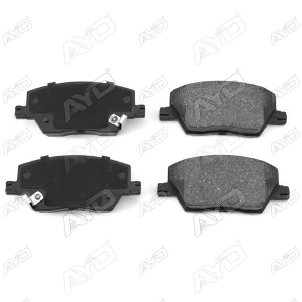 AYD 60015A ON BALATA FIAT EGEA 16> 1.0 1.3 MTJ 1.4 1.6 1.6D K:19 mm G:133 mm Y:58.5 mm KÜÇÜK TİP 77367910-77367628 ürün görseli 1