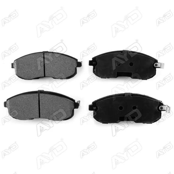 AYD 60108A ÖN FREN BALATA NISSAN JUKE 1.6L HR16DE DIG-T F15 10-> 1.5L Dci F15 10-> / MAXIMA 2.0L VQ20DE DOHC A32 A33 V6 95-03 / 3.0L VQ30DE DOHC A32 V6 95-> / SUZUKI SX4 1.6L M16A VVT RW416 05-> 41060 ürün görseli 1