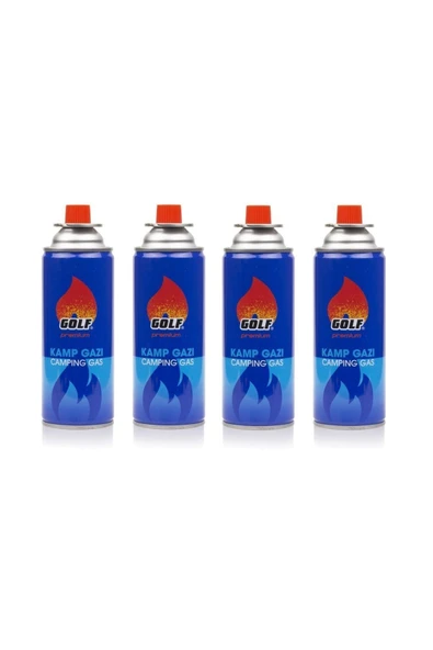Premium Kamp Ocak Gazı Valfli Kartuş 4 Adet ürün görseli