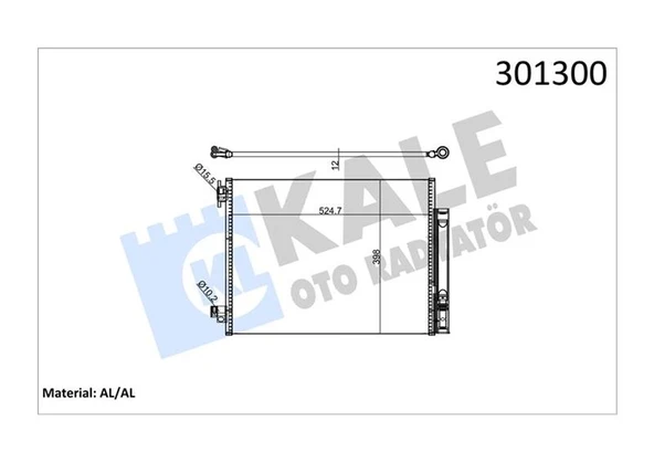 KALE 050ABC080 KLİMA RADYATÖRÜ KONDENSER RENAULT CLIO IV 12> CAPTUR I 13> SYMBOL III 14> DACIA LOGAN MCV II 14> DOKKER 12> DUSTER 10> SANDERO II 12> 0.9TCe 1.0SCe 1.2TCe 1.5dCi 1.6 921001908R-92100645 ürün görseli
