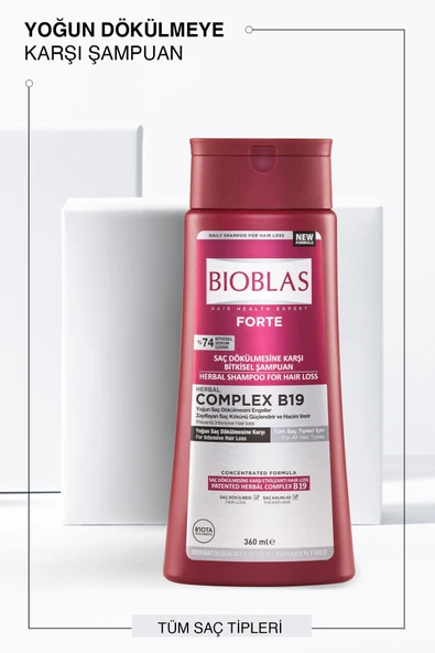 Bioblas Fort Complex B19 Dökülmeye Karşı Şampuan 360 ml ürün görseli 1