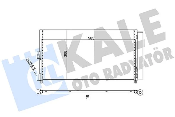 KALE 386000 KLİMA RADYATÖRÜ KONDENSER FIAT DOBLO 01>IDEA 04>PUNTO 03> LANCIA YPSILON 06>11 1.2 1.3JTD 1.4 1.9JTD 46820833-51732993-51802116-51804991 ürün görseli 1