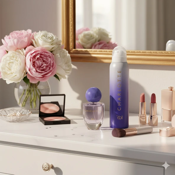 RBL Charlotte EDP Kadın Parfüm 50 ml ve Deodorant 150 ml Seti - Resim 4