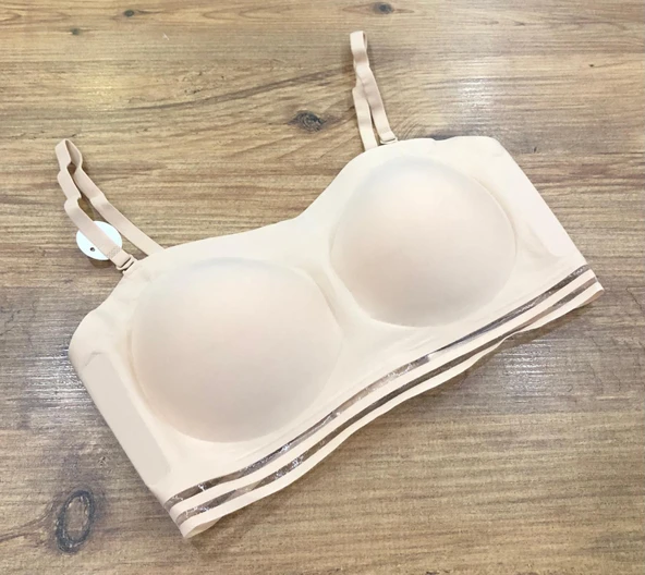 UMT Best Bralet Kadın Balensiz Dikişsiz Telsiz Pedli Rahat Sütyen 240 - Resim 3