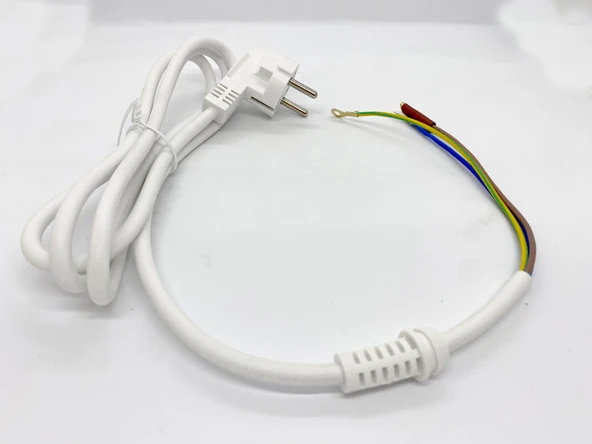 KOBILIGHT 3*1,00 MM² 1,50 MT FİŞLİ SU SEBILI KABLOSU (BEYAZ) - Resim 2