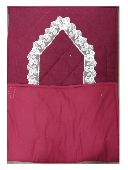 SECCADE-GÜPÜRLÜ-ÇEYİZLİK-BORDO - Resim 3