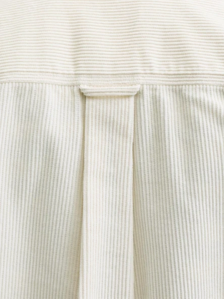 JJEPERFECT CORDUROY OVERSHIRT LS SN Antique White Antique White S - Resim 6