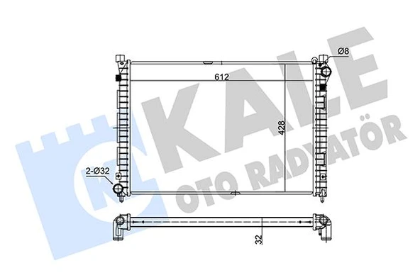 KALE 350700 MOTOR SU RADYATORU 18 K4F FREELANDER I L314 00>06 ESR4197-PCC000110-PCC000111 ürün görseli 1