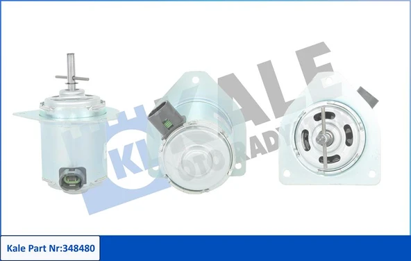 KALE 348480 FAN MOTORU TEK MOTOR R9-11-R19 SOKETLİ 7701041302 ürün görseli 1