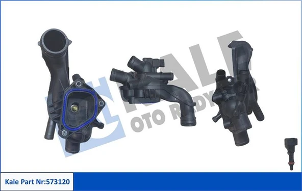 KALE 573120 TERMOSTAT KOMPLE 3008 308 RCZ 207- 508 208 5008 C4 C4 PICASSO DS3 DS5 C5 III EP6DT EP6CDT 1.6 TURBO 9808647080-1336.CC ürün görseli 1