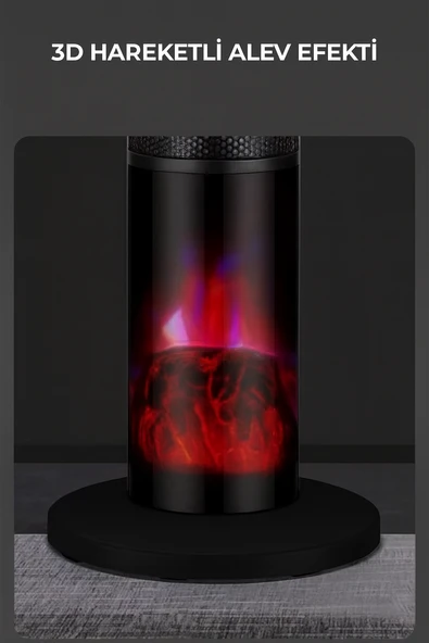 Robo Şömineli Kule Tipi Dikey Isıtıcı - 6