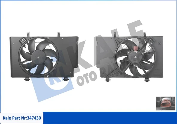 KALE 347430 FAN MOTORU AC FIESTA VI 08>15 B MAX 12>1.4TDCI 1.5TDCI 1.6TDCI KLIMALI OTOMATİK VİTES 1843148-8V518C607EJ ürün görseli 1