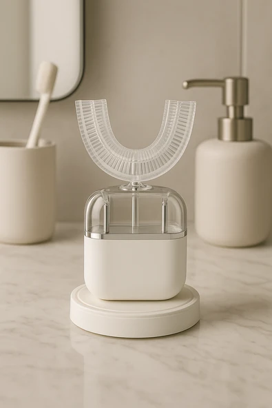 Şarjlı Titreşimli 360 derece  U Diş Fırçası - 5