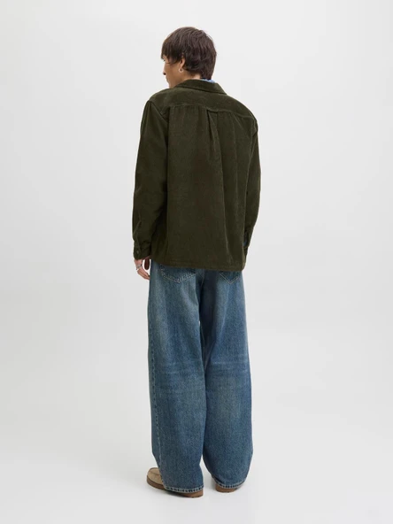 JJEPERFECT CORDUROY OVERSHIRT LS SN Rosin Rosin S - Resim 6