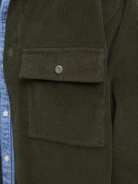 JJEPERFECT CORDUROY OVERSHIRT LS SN Rosin Rosin M - Resim 7