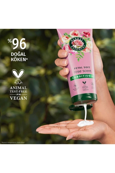 Herbal Essences Kadifemsi Yumuşaklık Gül Kokulu Saç Bakım Kremi 250 ml - Resim 6