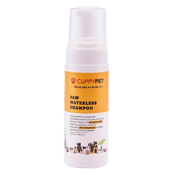 CuppyPet Kedi Kuru Şampuan 150 ml - 1
