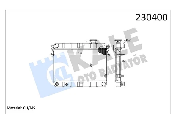 KALE 0101083PS RADYATÖR M131 EM-YM 470x292x34 3 SIRA SUPER PS FANLI SİSTEM 850080770-5953475-85005296 ürün görseli 1