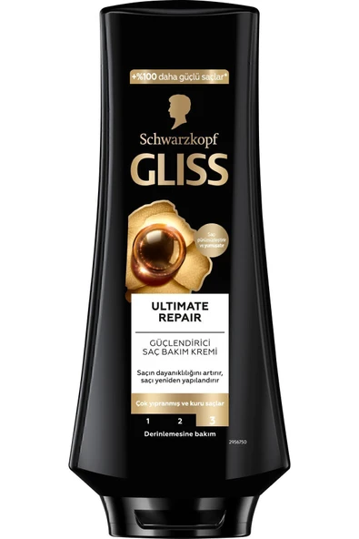 Gliss Saç Kremi Ultimate Repair 360 ml - Resim 3