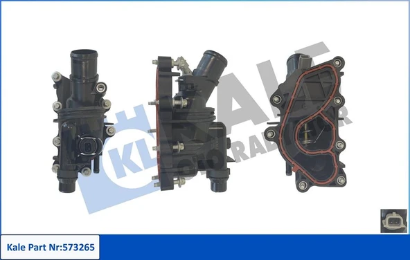 KALE 573265 TERMOSTAT 96 C MERCEDES M282 W177 V177 W247 C118 X118 H247 X247 . RENAULT MEGANE IV 15> KADJAR 15> 1.3 TCe H5H A2822030175-110601741R ürün görseli 1
