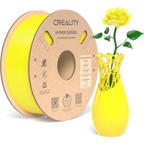 Creality Hyper Abs Sarı Filament 1.75mm 1000Gr - Urhanshop Yetkili Satış ürün görseli 1